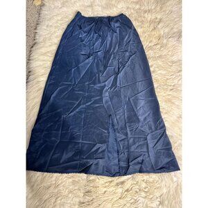 Vintage Farr West Womens Half Slip Skirt Navy Blue S